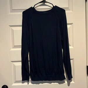 Dark blue long sleeve sweater